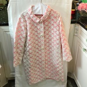 White & Pink Kate Spade Peacoat